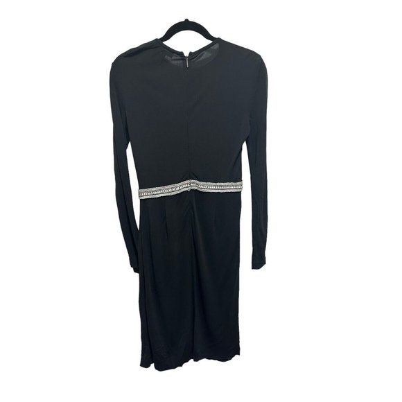Tory Burch Black Embellished Maci Dress XS Style 41132431 ($495 Retail) FLAW - Picture 2 of 13